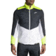 Brooks Run Visible Insulated Vest - Mens, Extra Large, White/Asphalt/Nightlife, 211407134.040