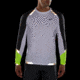 Brooks Run Visible Long Sleeve - Mens, White/Asphalt/Nightlife, S, 211408134.025