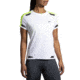 Brooks Run Visible Short Sleeve T-Shirt - Women's, Small, White/Nightlife, 221562135.025