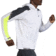 Brooks Run Visible Thermal Hoodie - Mens, Large, White/Asphalt/Nightlife, 211411134.035