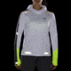 Brooks Run Visible Thermal Hoodie - Womens, Extra Large, White/Asphalt/Nightlife, 221559134.040