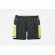 Brooks Sherpa 7 Inch 2-in-1 Mens Running Short, Asphalt Squares/Lime, Medium, 211138-AphltSquar/Lime-M