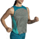 Brooks Sprint Free Tank 2.0 - Womens, Dark Pebble/Lagoon/Nile Green, M, 221605367.030
