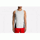 Brooks Stealth Men's Running Singlet, White/Black, 2XL 211140-White/Black-XXL