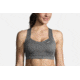 Brooks Moving Comfort UpLift Crossback Bra - Women's, Heather Asphalt, XS, 300616020.02