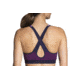 Brooks UpRise Crossback Sports Bra - Womens, Navy/Heather Violet/Lilac, Large, 300614598.035