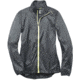 Brooks Women's LSD Runnig Jacket, Asphalt/Reed, Large, 221135010.035