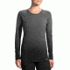 Brooks Women's Streaker Long Sleeve Running Shirt, Black/Oxford, Small, 221142036.025
