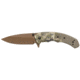 Browning Auric Folding Knife, 3.375in, D2 High Carbon Steel, Drop Point, G10 Handle, N, 3220483