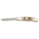 Browning Bone Bluff Folding Knife, 2.625in, Swedish Sandvik 12C27, Clip Point, Bone Handle, N, 3220477