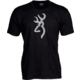Browning Ss T-shirt Ht Buckmark Black Large