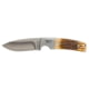 Browning Buckmark Hunter Fixed Blade Knife, 3in, 8Cr13MoV, Drop Point, Bone Handle, Leather, 3220509