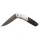 Browning Nine Mile 3in Folding Knife, Drop Point, D2 Tool Steel Blade, Wood Handle, Black, 3220471