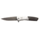 Browning Nine Mile 3in Folding Knife, Drop Point, D2 Tool Steel Blade, Wood Handle, Black, 3220471