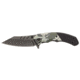 Browning OvixFolding Knife, 3.25in, D2 High Carbon Steel, Tanto, Steel Handle, N, 3220467