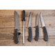 Browning Primal Fish/Game Butcher Kitchen Knife Kit, 7.5/6/5in, 8Cr13MoV, Polymer/Rubber Handle, Black, 3220446