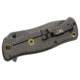Browning River Stone 3.5in Folder Knife, Drop Point, D2 High Carbon Steel Blade, Aluminum Handle, Steel, 3220468