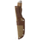 Browning Sage Creek Fixed Blade Knife, 4.5in, 9Cr14MoV, Clip Point, Wood Handle, Canvas, 3220537