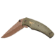 Browning Trailside Folding Knife, 3.5in, D2 High Carbon Steel, Drop Point, Laminate Handle, N, 3220466