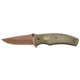 Browning Trailside Folding Knife, 3.5in, D2 High Carbon Steel, Drop Point, Laminate Handle, N, 3220466
