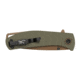 Browning Trailside Folding Knife, 3in, D2 High Carbon Steel, Drop Point, G10 Handle, N, 3220516