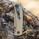 Browning Trailside Folding Knife, 3in, D2 High Carbon Steel, Drop Point, G10 Handle, N, 3220516