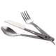 Brunton 3 piece Titanium Flatware Set Fork, Spoon, Knife MY - TI