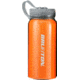 Brunton 1 L Metal Water Bottle - Orange