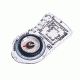 Brunton TRUARC Baseplate Compass w/ Global Needle, TruArc10, Rare Earth, Roamer Scales, 5.2in.x2.8in.x0.5in. F-TRUARC10