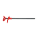 Bubba Blade Fishing Hook Extractor, 12in, Aluminum Hook Extractor, 4.5in, Polymer Handle, Red, Large, 1112867