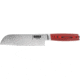 Bubba Blade Japanese Style Santoku Chef Kitchen Knife, 7in, Stainless Steel, G10 Handle, 1114265