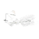 Buckeye Lures Double Bladed Buzzbait, 1/4 Oz, White, BEL-DBWH14