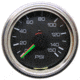 Bulldog Winch 0-150PSI Air Pressure Gauge, 2in, Dual Needle, Mechanical, Lighted, 42055B