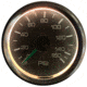 Bulldog Winch 0-150PSI Air Pressure Gauge, 2in, Dual Needle, Mechanical, Lighted, 42055B