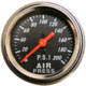 Bulldog Winch 0-200PSI Air Pressure Gauge, 2in, Mechanical, Lighted, 42074B