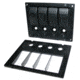 Bulldog Winch 4-Switch Panel w/ Lighted Breakers, Black, 20266