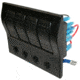 Bulldog Winch 4-Switch Panel w/ Lighted Breakers, Black, 20266