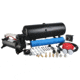 Bulldog Winch On Board Air Kit, 145PSI 1.8CFM, 2.5 Gallon Air Tank, in-Cab Gauge and Switch, Black, 41005