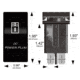 Bulldog Winch Rocker Switch - Dc Power Plug, Black, 20319