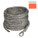 Bulldog Winch Synthetic Rope 4.8mm x 50ft - Orange, 20185-OR