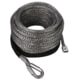 Bulldog Winch Synthetic Rope, 8mm x 50ft, Grey, 20226