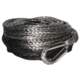 Bulldog Winch Synthetic Rope 9.5mm X 75ft Grey,w/ 6ft Abrasion Sleeve, 20124