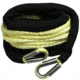 Bulldog Winch Synthetic Rope Extension, 10mm X 50ft, Yellow, 20390