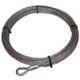 Bulldog Winch Wire Rope for 15022 6.4mm X 55ft, Silver, 20250