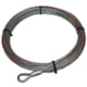 Bulldog Winch Wire Rope for 15022 6.4mm x 55ft, Silver, 20250