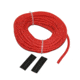 Bulldog Winch Wire Sheathing, High Heat Fiberglass 5mm X 25ft 3/16in, Red, 20139