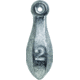 Bullet Weights Bank Sinker, Space Saver, 2oz, 6/Pack, PBBL2