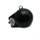 Bullet Weights Coated Downrigger Ball w/Fin 6LB, Black, DR6 BLK
