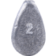 Bullet Weights NRV2 No Roll Sinker Bulk 2oz Priced Per 1Lb, NRV2