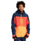 Burton ak GORE-TEX Swash Jacket - Men's, Dress Blue/Fiesta Red/Clownfish Orange, Extra Large, 10001108404-XL